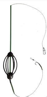 Montura crap 55g cu fir de par - NR 8