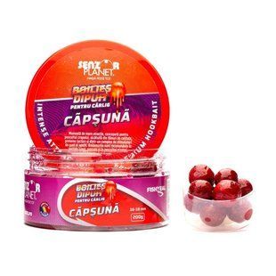 Boilies Dipuit pentru Carlig Senzor Planet,Capsuna 16-18mm, 200g - Copy 0 - Copy 0