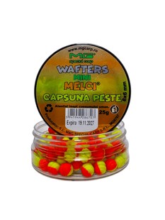 Mini Melci &reg; Wafters 8x6mm Capsuna&Peste 25gr